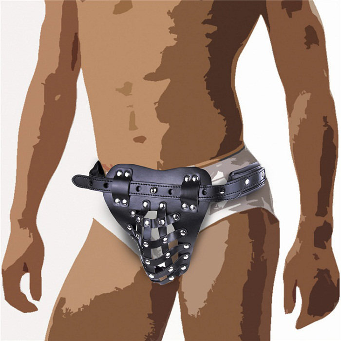Perizoma Uomo In PU Wetlook Con Borchie: Tanga Seducente Taglie Forti, Vita Bassa, Stile Punk Per Club E Serate Speciali