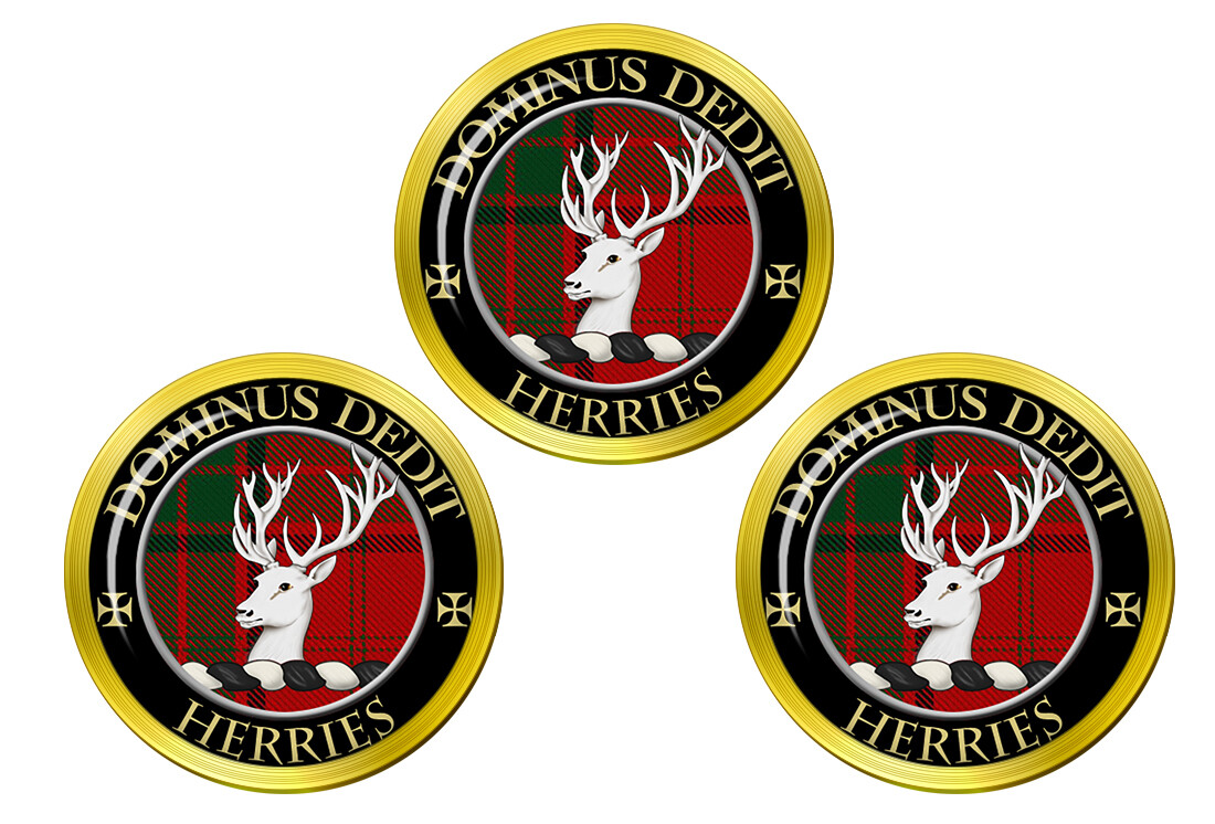 Herries Scottish Clan Golf Ball Markers