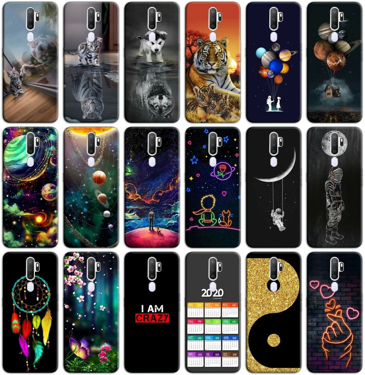 Mixroom Cover Per Xiaomi Redmi Note 8T – Custodia In TPU Morbida Con Stampa Unicorno Arcobaleno - 5