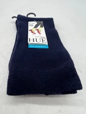 HUE Navy Blue Basic Anklet One Size Socks U4189 One Pair