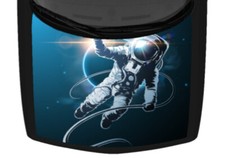 Astronaut Space Suit Vivid Earth Stars Truck Hood Wrap Vinyl Car Graphic Decal