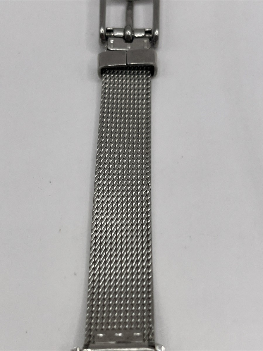 Vintage Consort Watch Silver Charcoal 23mm Dial Mesh Band Vintage Consort Watch Silver Charcoal 23mm Dial Mesh Band