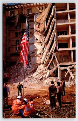 U.S. Embassy, Beirut, 1983 Vintage Postcard