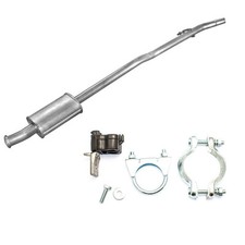 Mittelschalldämpfer Auspuff Renault Clio II 1.4i 1390 ccm bis 10/2001+Anbausatz