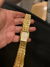 Vintage Elgin Ladies 10K Gold Filled Watch & Back Case Unique 17 Grams