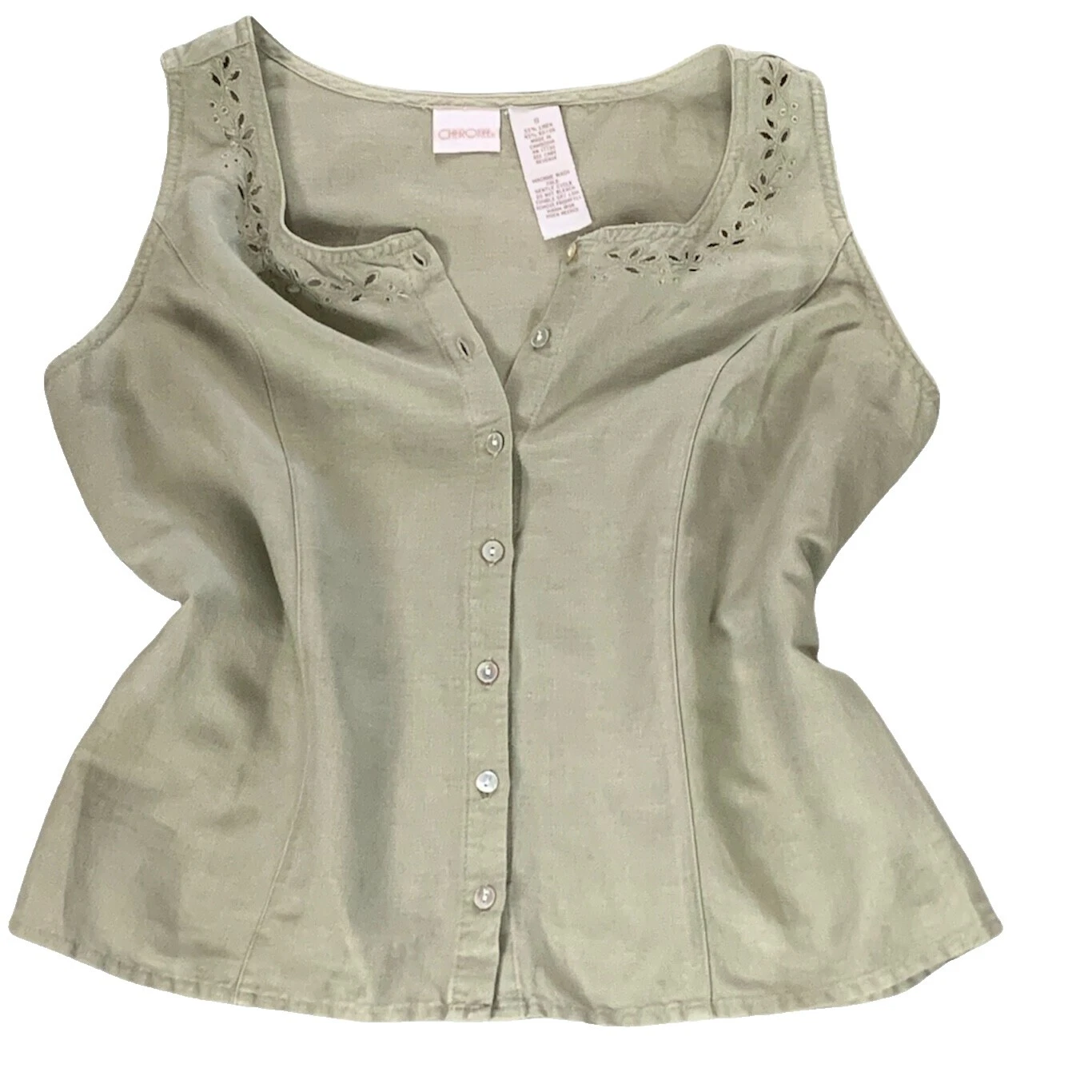 Blusas Femininas Cherokee sólido Padrão