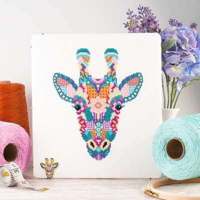Mandala Giraffe Kreuzstichmuster von Meloca Designs