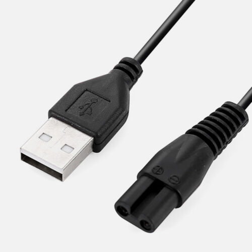 Accesorios de carga de maquinilla de afeitar eléctrica de 2 piezas cable de alimentación simple para afeitadora - Imagen 12 de 12