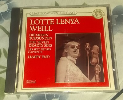 LOTTE LENYA: PORTRAIT WEILL - ''THE SEVEN DEADLY SINS'' & ''HAPPY END'' - 1990 CD