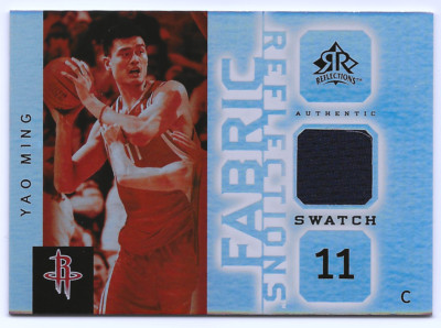 2005-6 Upper Deck Reflections #FR-YM Yao Ming Garm Worn ROCKETS