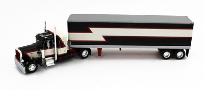 DCP 1:64 *BLACK CREAM Single Axle Peterbilt 359 36