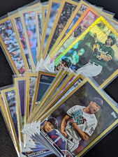 2023 Topps Baseball Series 1 and 2 Jumbo Box Gold Foil ~ Complete Your Set