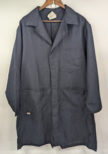 Topps FR Navy Work Coat Mens XL Flame Resistant Workwear NOMEX IIIA Made In USA