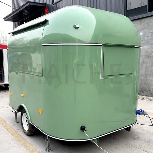 Mobile Kitchen Punk Style Icecrem Trailer Food Truck for Hot Dog Customizable - Picture 4 of 14