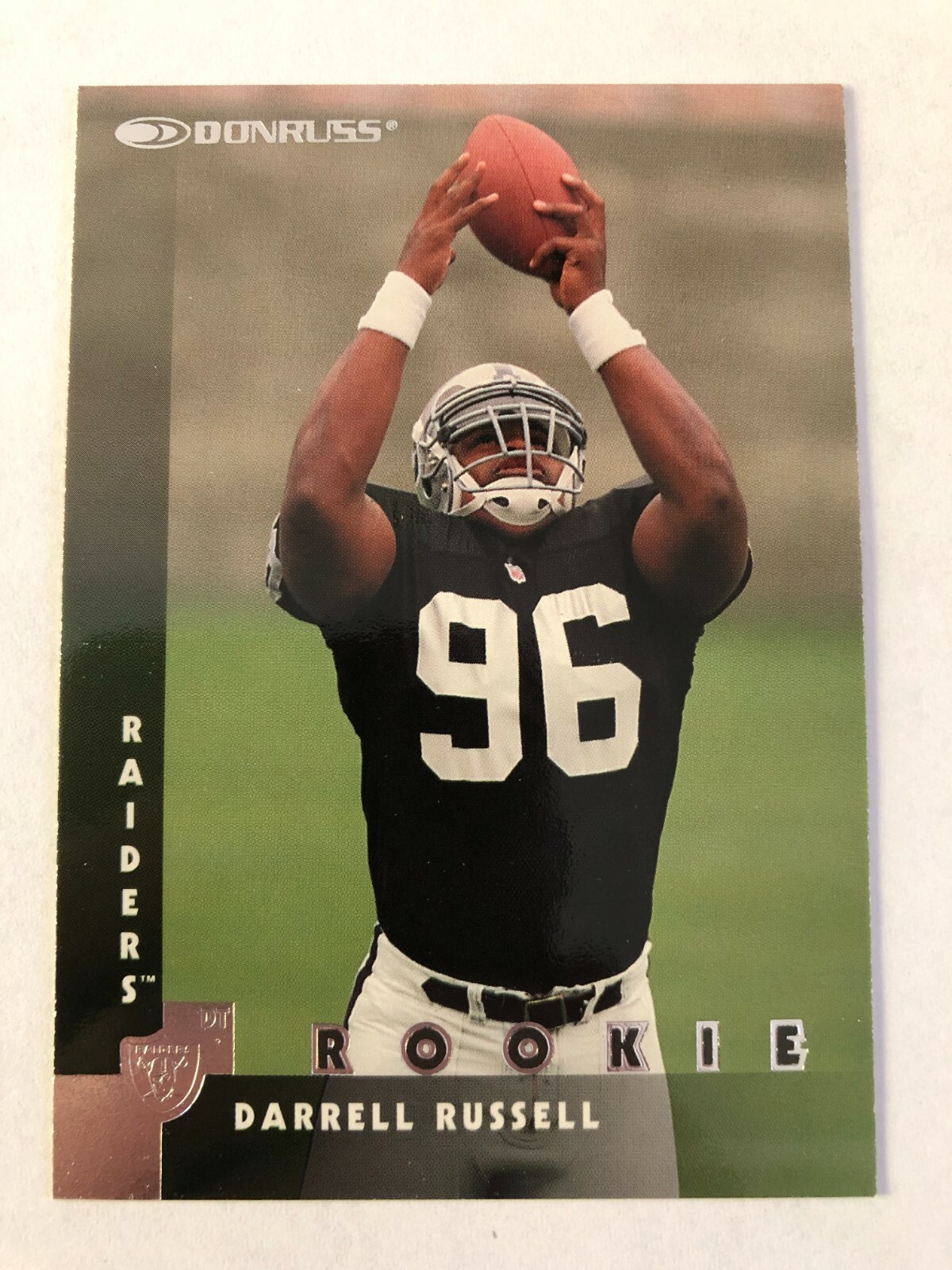 1997 Donruss Darrell Russell #220 Rookie RC Raiders