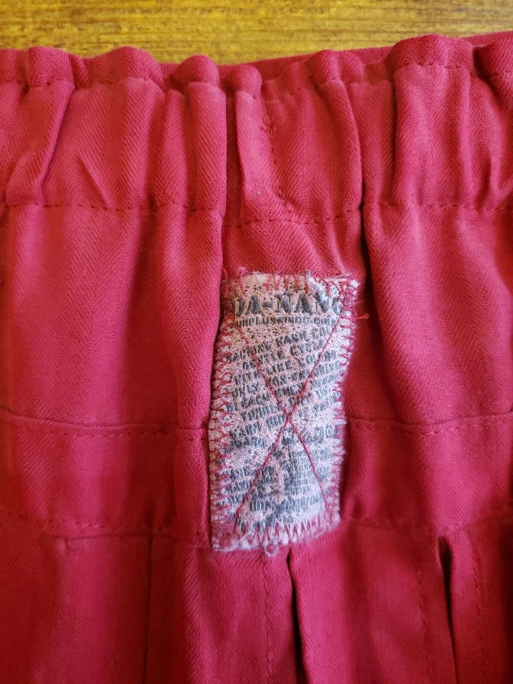 DA-NANG Girls 5 Pleated Flippy Skirt Red - Image 4 of 4