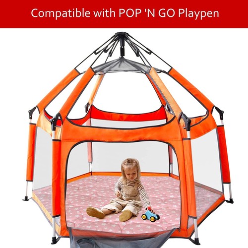 59" Hexagon Playpen Mattress Pad Fit For POP 'N GO Baby Playpen Soft