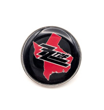 ZZ TOP - LOGO Hat Pin Heavy metal Rock Band Enamel Lapel Metal Badge Brooch Pin