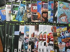 22 Xbox Manuals 4 Original Case Art, no discs or cases See picture for titles