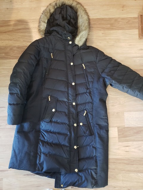 long black puffer coat womens