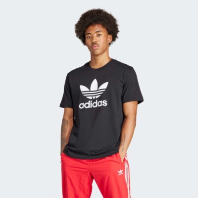 ADIDAS MOD. TREFOIL T SHIRT MEN'S SIZE XL COL.BLACK EURO 29.OO OUTLET PRICE