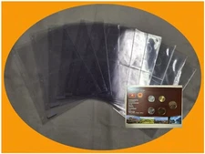 DAS GELD DER WELT MDM 10 Doppel-Hüllen KMS/Kursmünzensatz f. Sammelalbum schwarz