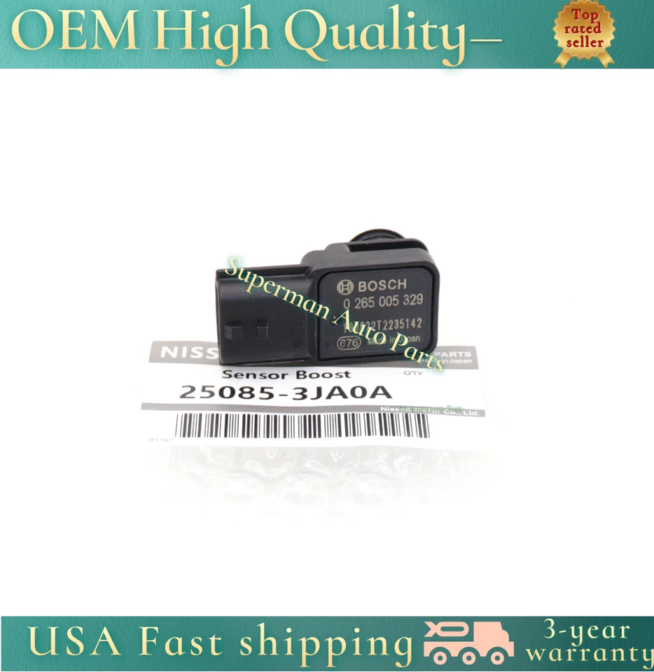 Sensor de pressão sensor impulsionador OEM 25085-3JA0A para Nissan Altima Pathfinder QX60 - Imagem 2 de 4