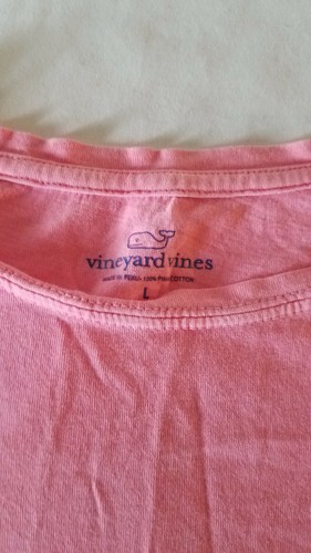 VINEYARD VINES Short Sleeve T Shirt PINK Girls Size Large (14) MARTHAS VINEYARD - Picture 5 of 9