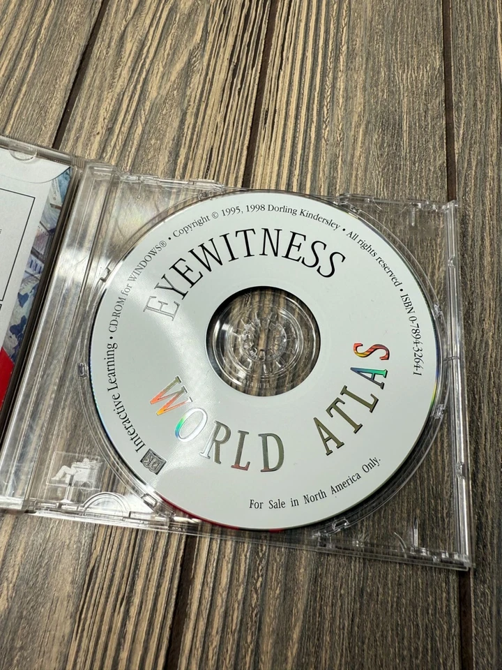 CD-ROM DK Eyewitness World Atlas 1998 Foto 2 de 3