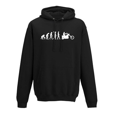 Hoodie Evolution Chopper Biker Rocker Route 66 Harley 10 Farben Herren XS - 5XL