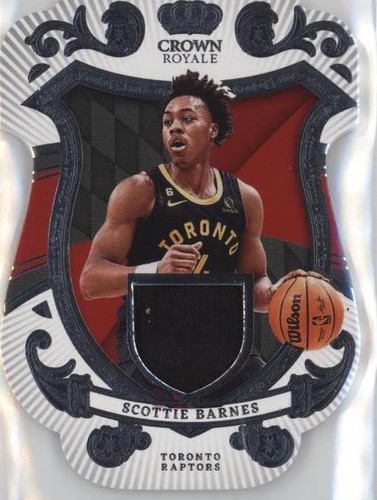 Scottie Barnes 2023-24 Crown Royale #CA-BAR Pink Auto #