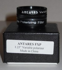 ANTARES VARIABLE POLARIZER FILTER.  NEW IN BOX.