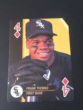 1992 US Playing Card Baseball Aces Box Set Frank Thomas #4D HOF