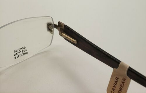 CAVIAR M2338 C.16 EYE GLASSES m. AUSTRIAN CRYSTAL EYEWEAR 55-15-136 NEU m. ETUI - Bild 5 von 7