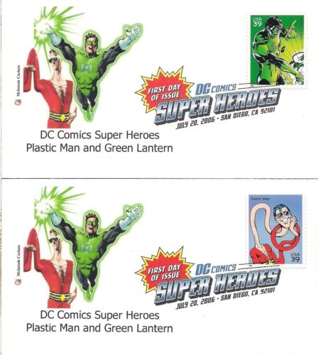 4084 DC Comic Superheroes-20 FDC singles (2006) by McIntosh Cachets - Picture 5 of 10