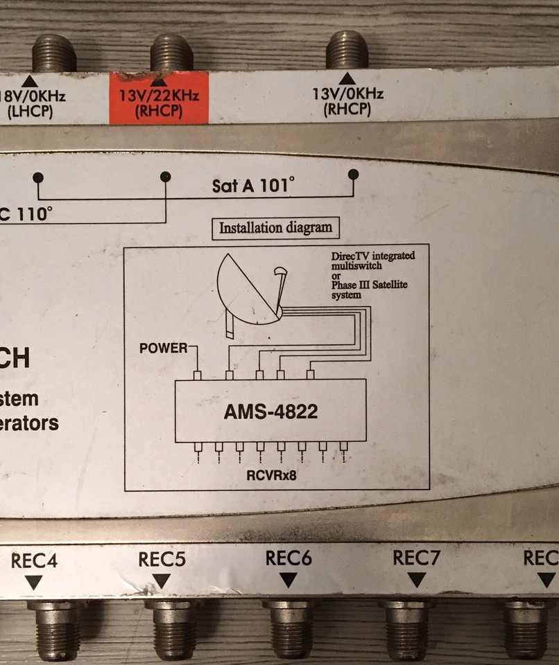 ASKA AMS-4822 4x8 Multiswitch - Image 3 of 4