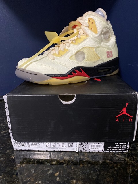 Air Jordan Retro 5 V Off-white Sail DH8565 100 DS W/receipt Size 13 for sale online | eBay