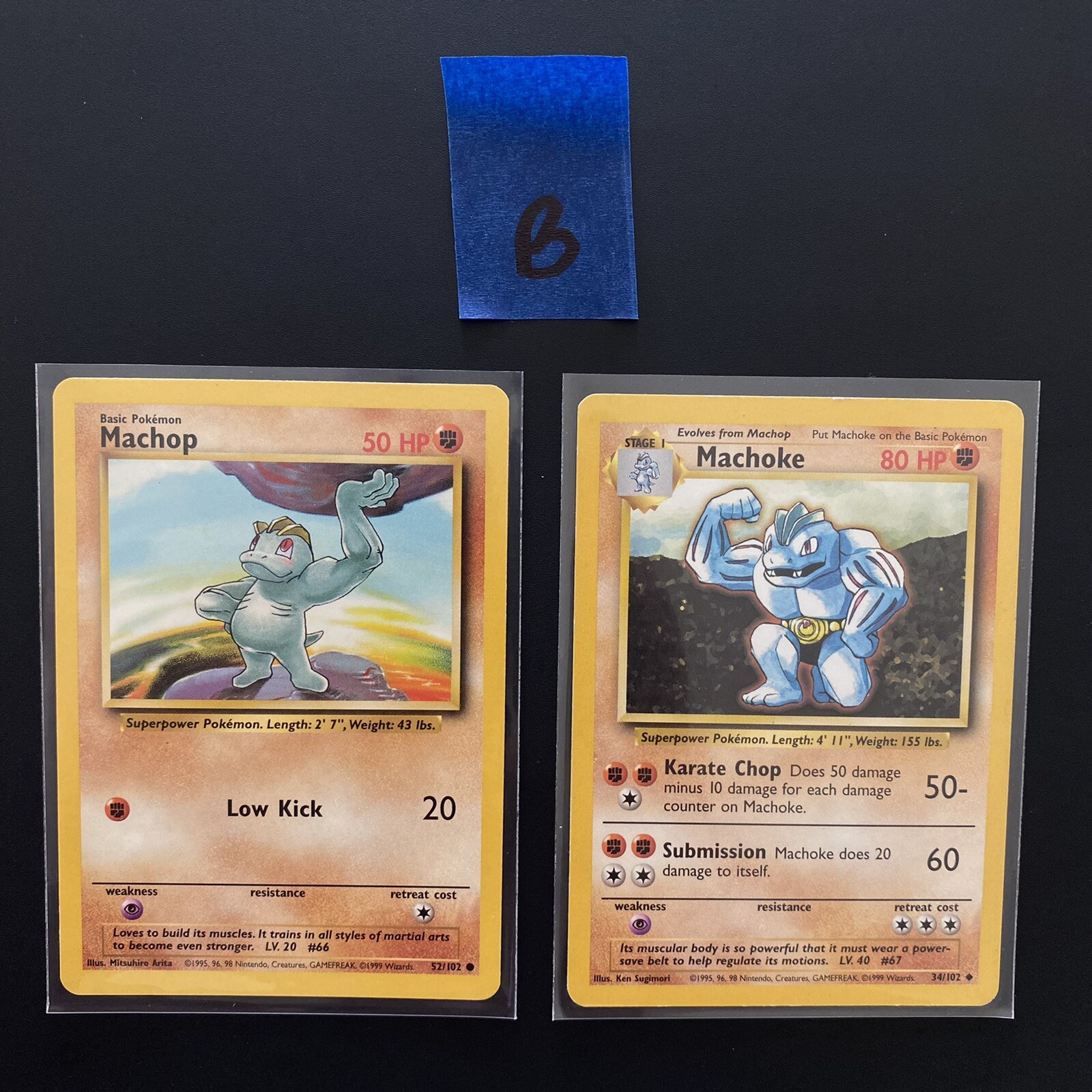 Pokemon Cards Machop And Machoke 52/102 And 34/102 2 Card Lot | eBay