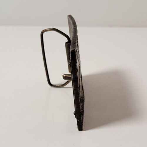 Vtg 1970's Winchester Rifle Repeating Arms New Haven CT Brass/Bronze Belt Buckle - Bild 3 von 8