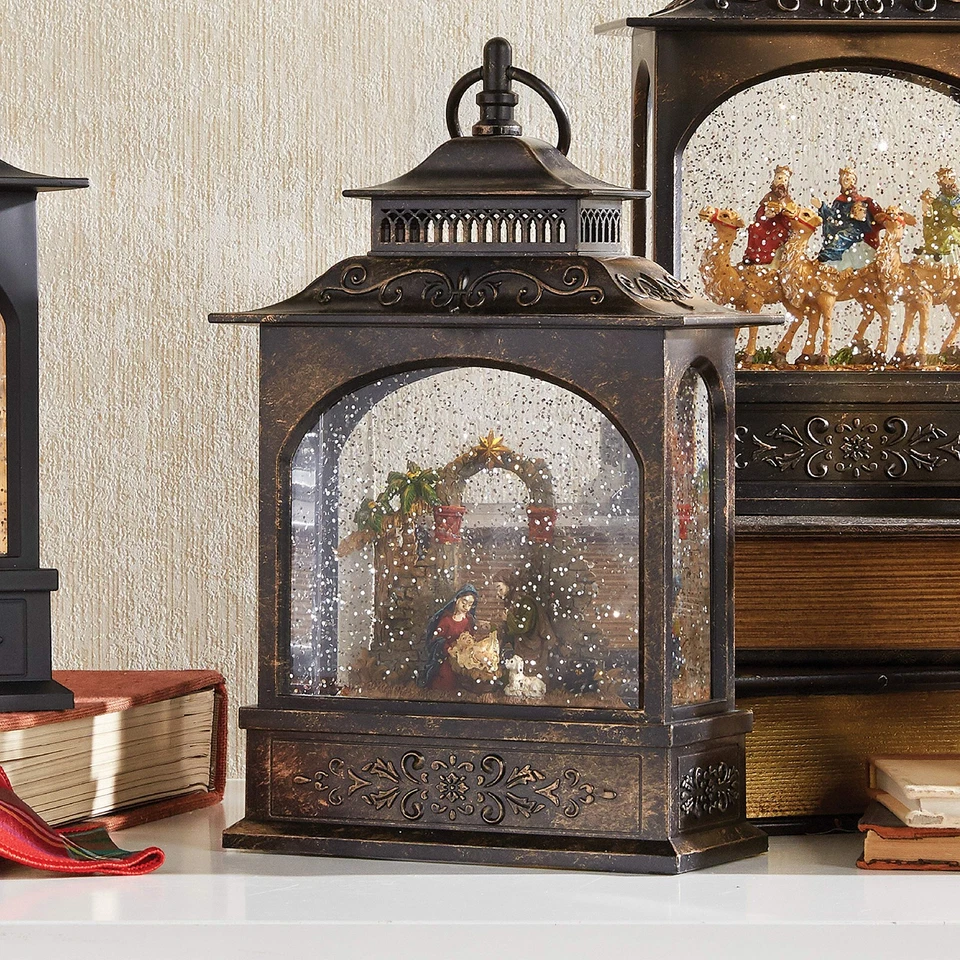 Linterna de agua iluminada para belén 11 Foto 2 de 2