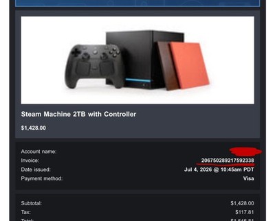 Steam Machine 2TB with Controller with extra face plates