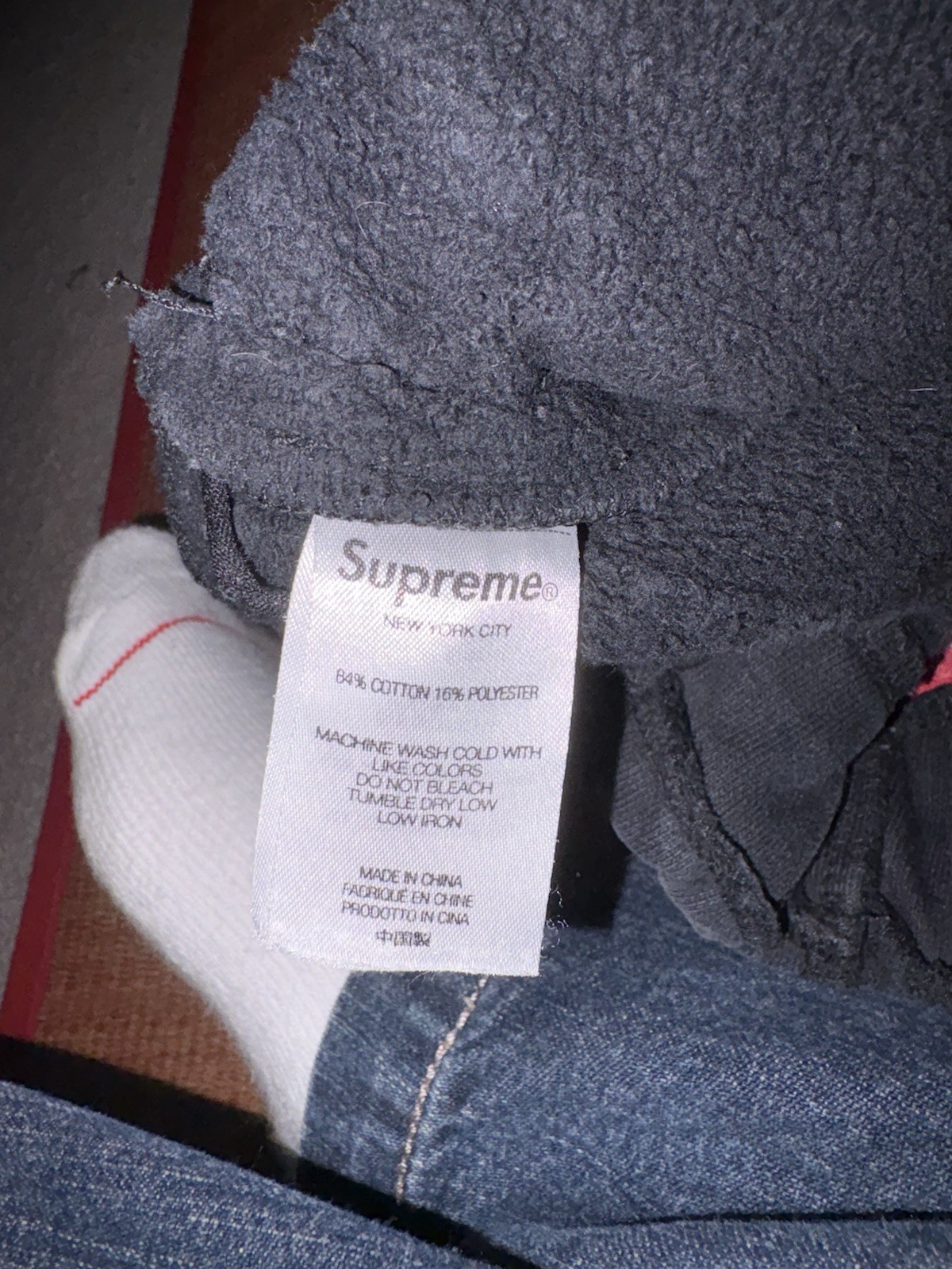 Supreme Patchwork Shorts Black Size Small Used Sh… - image 5