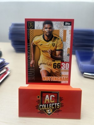 2023/24 Topps SPFL Match Attax Michael Nottingham Red Parallel (1691)