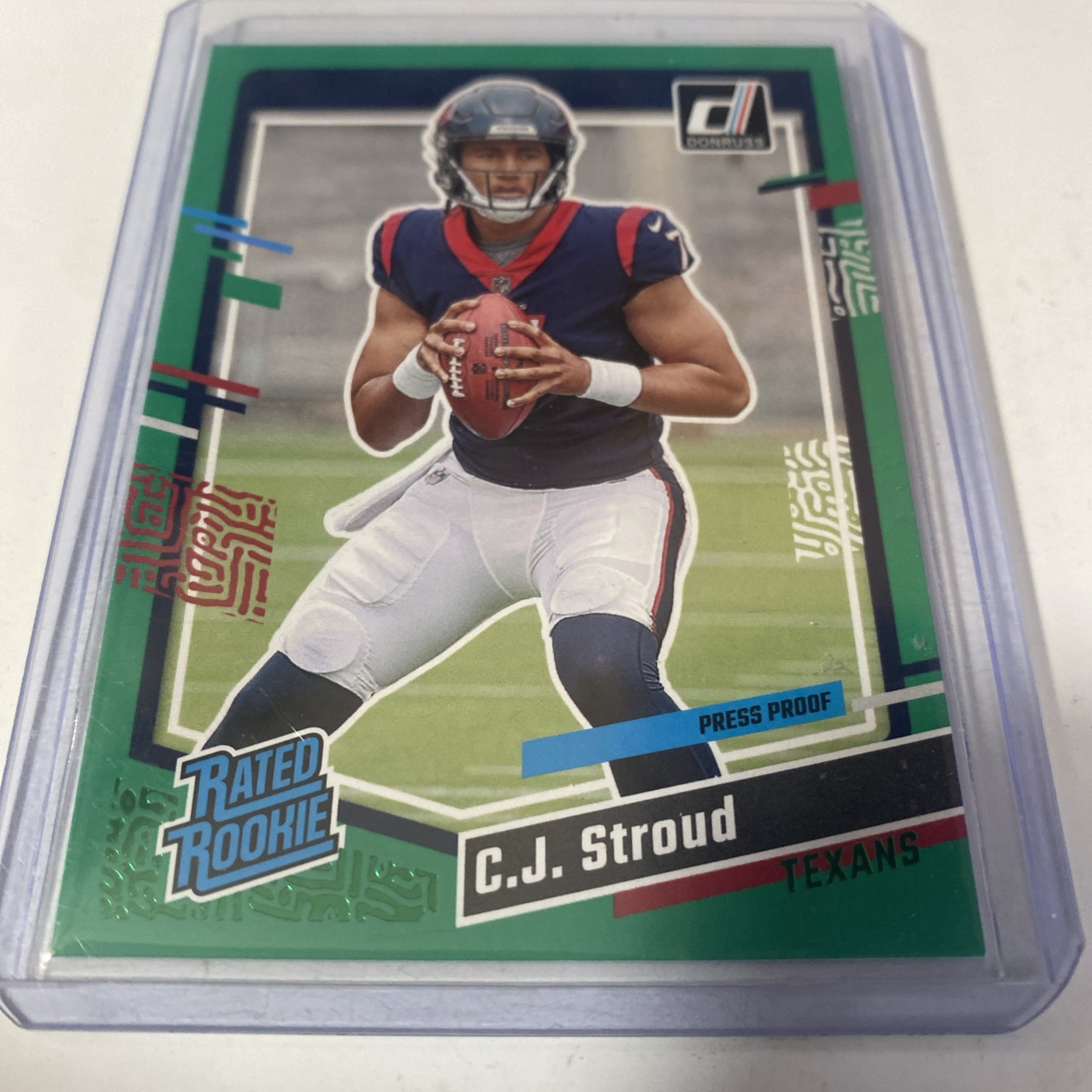 2023 Panini Donruss - Rated Rookie C.J. Stroud #339 Press Proof Green  (RC)