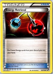 Energy Retrieval 92/114 Black & White Base Set Uncommon