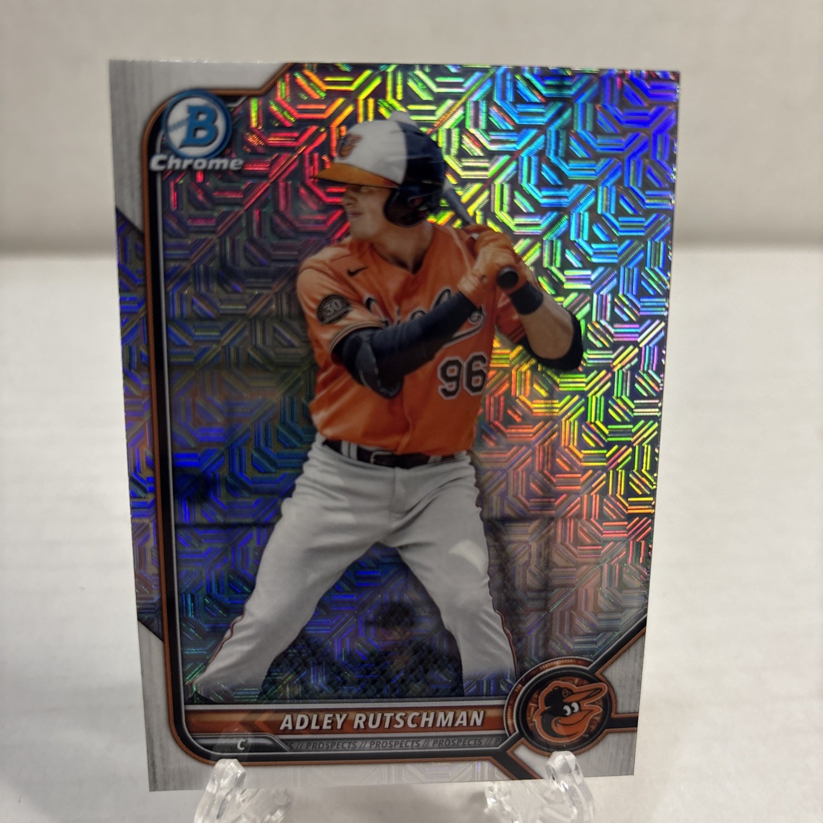 2022 Bowman Chrome #BCP-29 Adley Rutschman Mojo Refractor