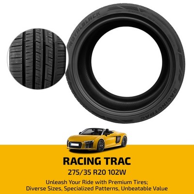 Durable Racing Ultra HP Tire 275/35ZR20 102W 7.4mm 420AA Fits Passenger Cars