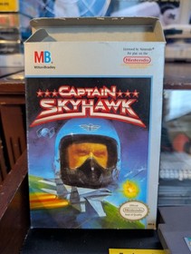 Captain Skyhawk Nintendo NES Completo en Caja con Inserto Manual Funciona Excelente