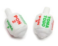 Classic Mexican Pirinola Toma Todo Plastic Solid Peace Color Collection/Pirin...