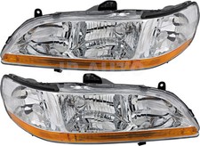 For 2001-2002 Honda Accord Headlight Halogen Set Driver And Passenger Side For 2001-2002 Honda Accord Headlight Halogen Set Driver And Passenger Side